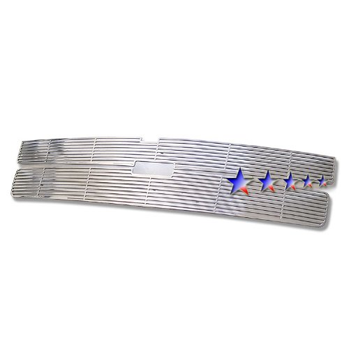 Chevrolet Silverado 3500 HD 2007 2008 2009 2010 Perimeter Grille - Upper Insert Grille Inserts APS APSA-2490-C95774A