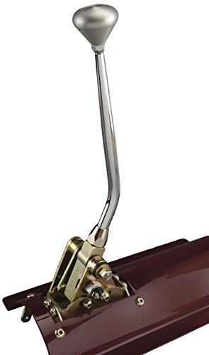 Lokar FMS60C4GM Floor Mount Shifter Kit with Bench Bend Lever and Mushroom Knob for Ford C-4 Transmission Shifters Lokar FMS60C4GM