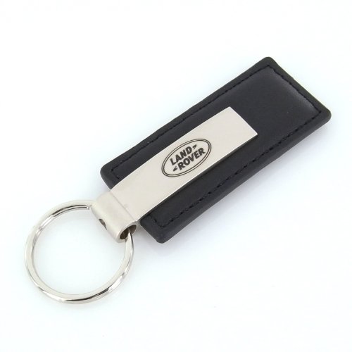 Land Rover Black Leather Keychain Key Chains LAND KC1540-LAN