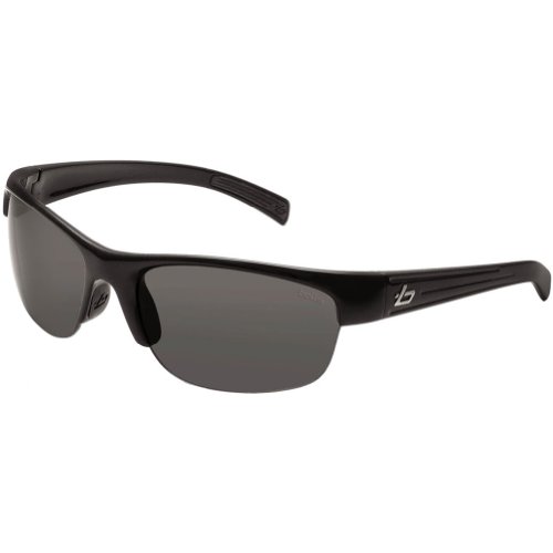 Bolle Chase Adult Competitor Series Polarized Sports Sunglasses - Shiny Black/TNS / Medium Goggles Bolle 11356-AMA