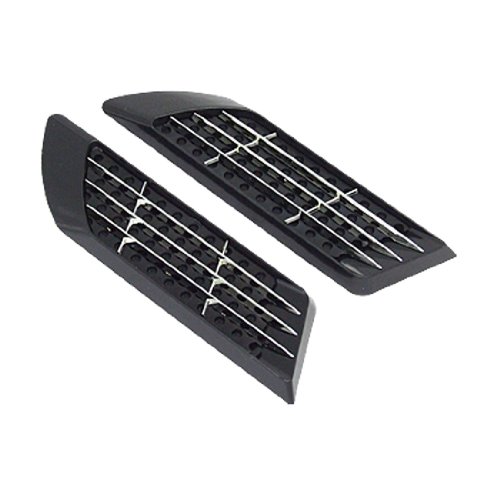 Car Decorative Euro Duct Racing Side Vent Air Flow Fender Mesh Sticker Bumper Stickers Amico a09040600ux0276