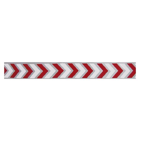 5 Pairs Car Truck Trailer Reflective Arrow Safety Sticker White Red Silver Tone Decals Amico Amico