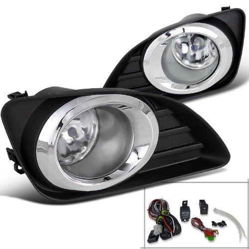 Toyota Camry Le Se Xle New Body Style Clear Fog Lights Bulbs Spec-D Tuning LF-CAM10COEM