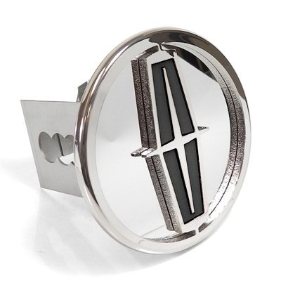 Lincoln 3D Logo Chrome Metal Tow Hitch Cover, Official Licensed Hitch Covers Au-Tomotive Gold, INC. AG-T-LIN-B-C