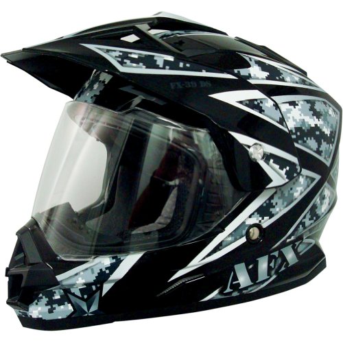 AFX Urban Camo Adult FX-39DSBH Dirt Bike Motorcycle Helmet - Black / 3X-Large Helmets AFX 0110-3172-PU
