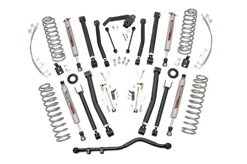 Rough Country 673X - 4-inch X-Series Suspension Lift System with Performance 2.2 Series Shocks Body Lift Kits Rough Country 673X