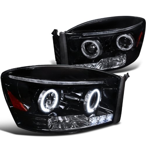 Headlight Assemblies Spec-D Tuning 2LHP-RAM06G-TM