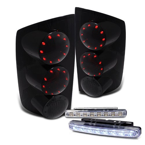 Tail Lights Spyder Auto ALT-ON-DRAM02-LED-SM+CBL-DRL-8LED-C