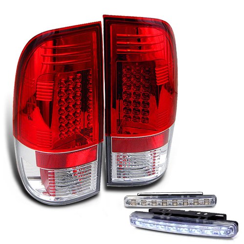 Tail Lights RXMOTOR ALT-YD-FF15097-LED-RC+CBL-DRL-8LED-C
