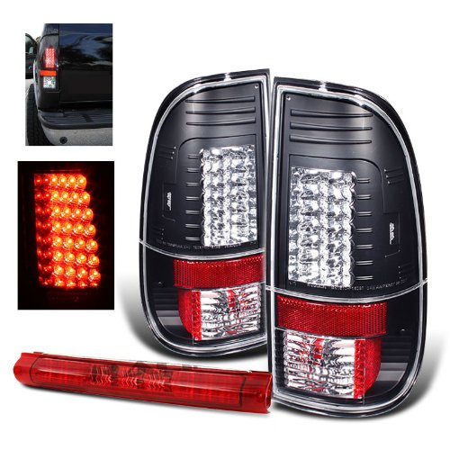 Brake Lights RXMOTOR ALT-YD-FF15097-LED-G2-BK+BKLFF15097LEDRD