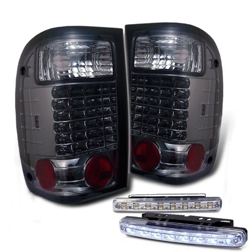 Tail Lights RXMOTOR ALT-YD-FR98-LED-SM+CBL-DRL-8LED-C
