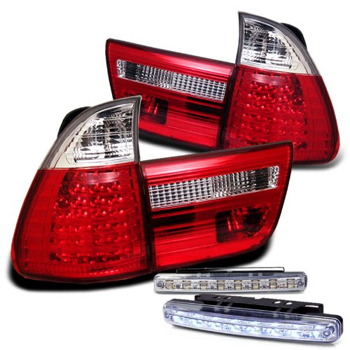 Tail Lights RXMOTOR ALT-YD-BE5300-LED-RC+CBL-DRL-8LED-C