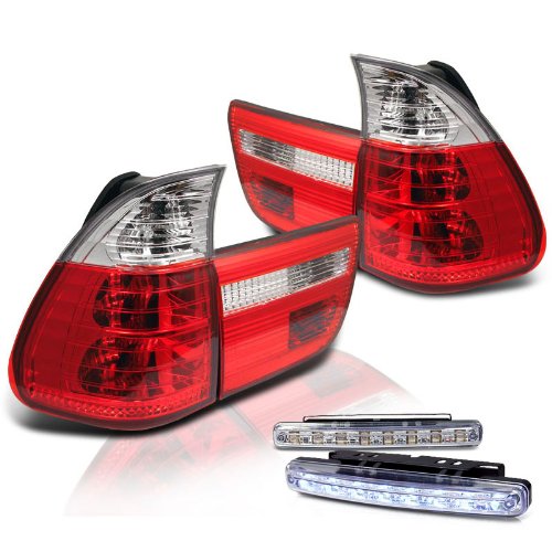 Tail Lights RXMOTOR ALT-YD-BE5300-RC+CBL-DRL-8LED-C