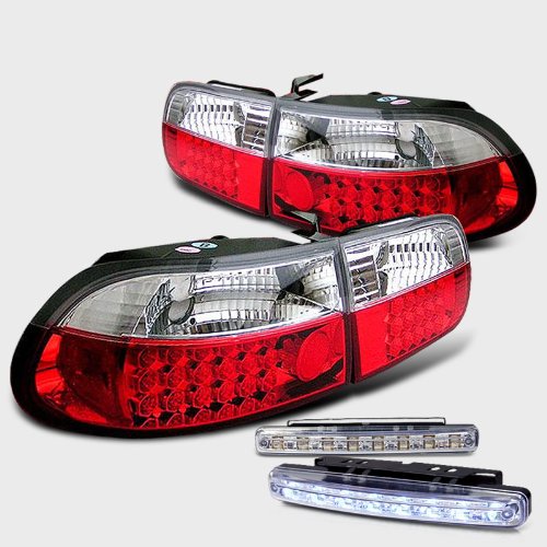 Tail Lights RXMOTOR ALT-YD-HC92-3D-LED-RC+CBL-DRL-8LED-C