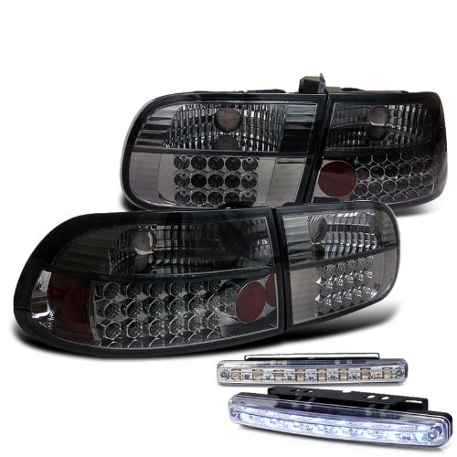 Tail Lights RXMOTOR ALT-YD-HC92-3D-LED-SM+CBL-DRL-8LED-C