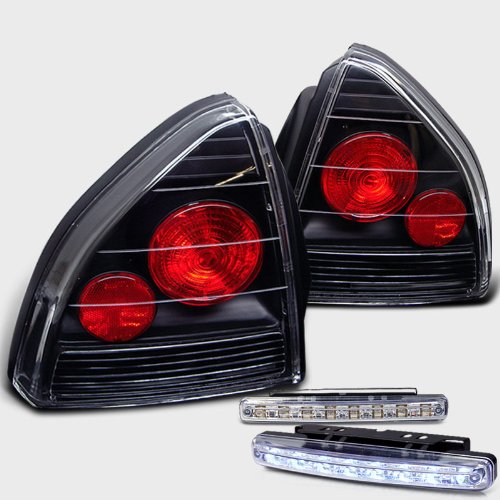 Tail Lights RXMOTOR ALT-YD-HP92-BK+CBL-DRL-8LED-C