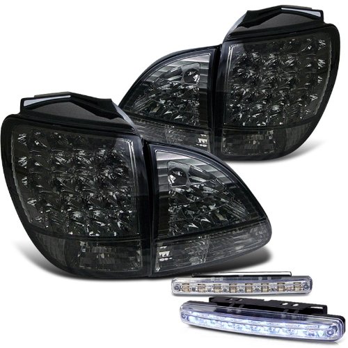Tail Lights RXMOTOR ALT-YD-LRX30001-LED-SM+CBL-DRL-8LED-C