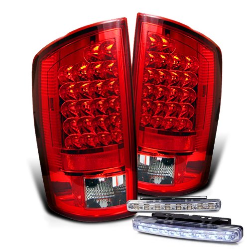 Tail Lights RXMOTOR ALT-YD-DRAM06-LED-RC+CBL-DRL-8LED-C