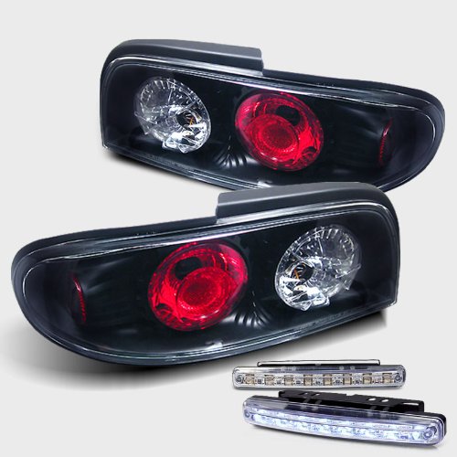 Tail Lights RXMOTOR ALT-YD-NA93-BK+CBL-DRL-8LED-C