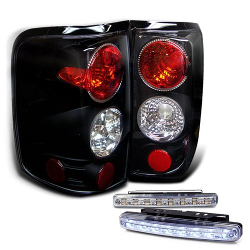 Tail Lights RXMOTOR ALT-YD-FF15004-BK+CBL-DRL-8LED-C
