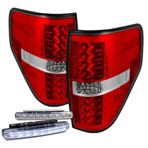 Tail Lights RXMOTOR ALT-YD-FF15009-LED-RC+CBL-DRL-8LED-C