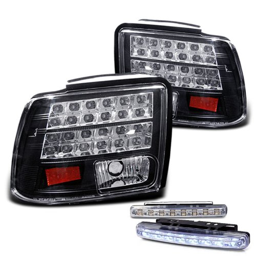 Tail Lights RXMOTOR ALT-YD-FM99-LED-BK+CBL-DRL-8LED-C