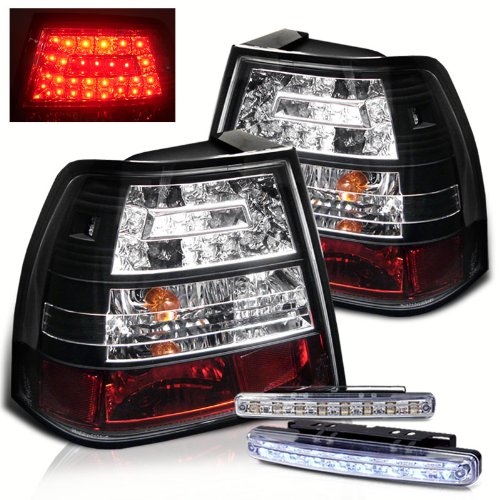 Tail Lights RXMOTOR ALT-YD-VJ99-LED-BK+CBL-DRL-8LED-C