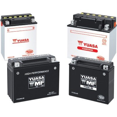 Yuasa YT14B-BS 0.6 LITER AGM Maintenance-Free Battery (ea) for HYOSUNG Yamaha Bikes Batteries Yuasa YUAM624B4