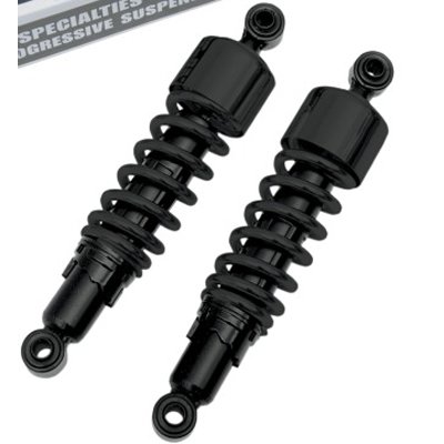 BK Rider 11 Standard Black Shock Absorbers (pr) for Harley-Davidson 1987-1994 FXLR 1985-1994 FXR/FXRS/FXRT 1986-2003 XL Body & Frame Parts BKRider 1310-0740