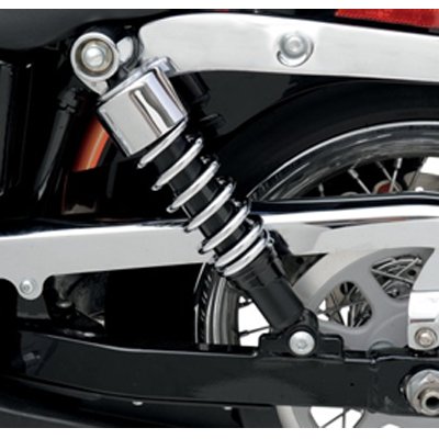 BK Rider 13 Standard Chrome Shock Absorbers (pr) for Harley-Davidson 1987-1994 FXLR 1985-1994 FXR/FXRS/FXRT 1986-2003 XL Body & Frame Parts BKRider 1310-0649
