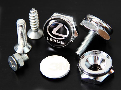 4PCS X LEXUS License Plate Frame Bolts Emblem Screws Caps Logo Set Categories