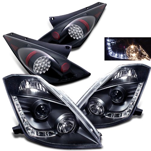 Headlight Bulbs RXMOTOR PRO-YD-N350Z02-DRL-BK+ALTYDN350Z02LEDBK