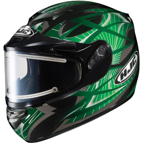 HJC Storm with Electric Shield Men's CS-R2 Snow Snowmobile Helmet - MC-4 / Large Helmets HJC Helmets 115-944-SU-AMA