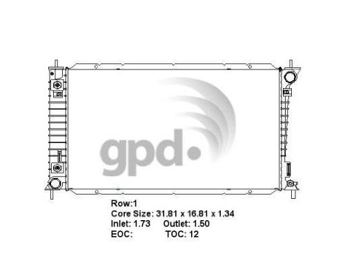Radiators Global Parts Distributors 2257C