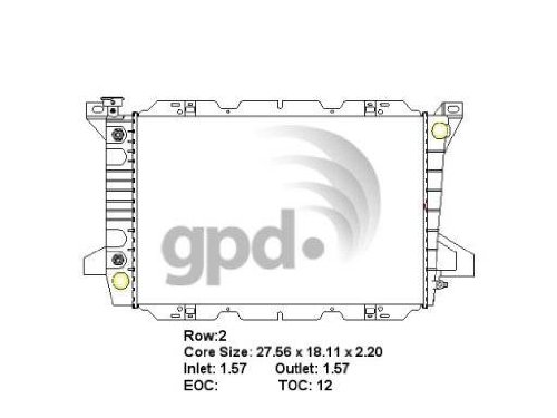 Radiators Global Parts Distributors 1451C