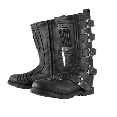 Icon Mens One Thousand Elsinore Boot Johnny Black (10.5) Shoes ICON One Thousand Elsinore Boot Johnny Black