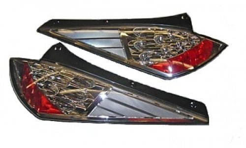 Infiniti Nissan Genuine Factory Original OEM JDM - CLEAR LED TAIL LIGHTS SET - 350Z - FAIRLADY Z33 - CLEAR / RED Tail Light Assemblies Infiniti B65E0-CF50A