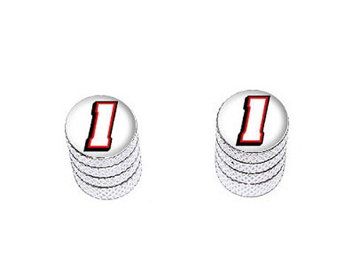 1 Number One - Tire Rim Wheel Valve Stem Caps - Motorcycle Bike Bicycle - Aluminum Valve Stems & Caps Graphics and More V229_2_Aluminum