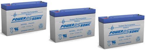 Batteries Powersonic PS-670MP3