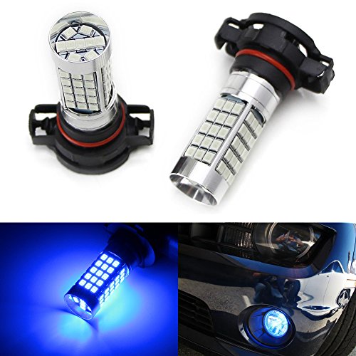iJDMTOY 69-SMD 5202 LED Replacement Bulbs For Fog Lights or Daytime Running Lamps, Ultra Blue Bulbs iJDMTOY 40-057-Blue