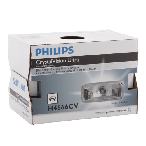 Philips H6024 CrystalVision ultra Upgrade Xenon-Look Halogen Headlight, 1 Pack Lights & Lanterns Philips H6024CVC1