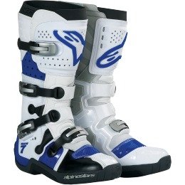 Shoes Alpinestars Tech 7 Offroad Boots White/Blue