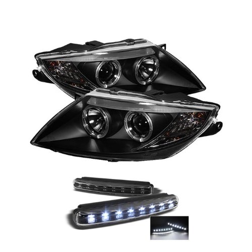 Headlight Assemblies Carpart4u PRO-YD-BMWZ403-HL-BK+8LED-BK