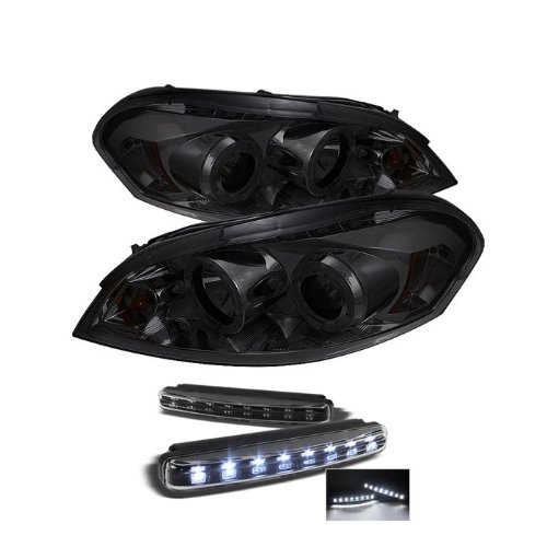 Headlight Assemblies Carpart4u PRO-YD-CHIP06-HL-SM+8LED-BK