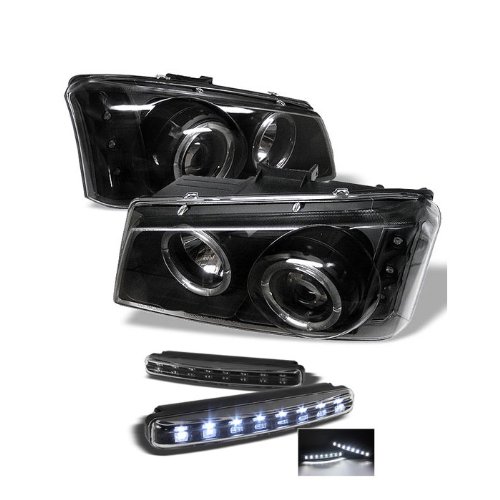 Headlight Assemblies Carpart4u PRO-YD-CS03-BK+8LED-BK