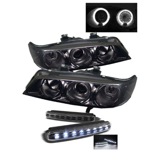 Headlight Assemblies Carpart4u PRO-YD-HA94-AM-SMC+8LED-BK