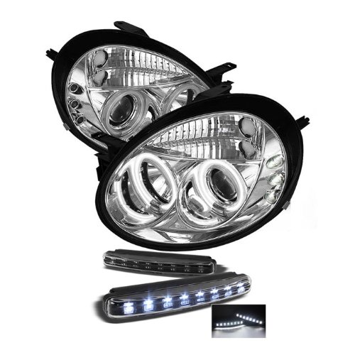 Headlight Assemblies Carpart4u PRO-YD-DN03-CCFL-C+8LED-BK