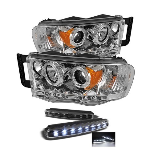 Headlight Assemblies Carpart4u PRO-YD-DR02-HL-C+8LED-BK