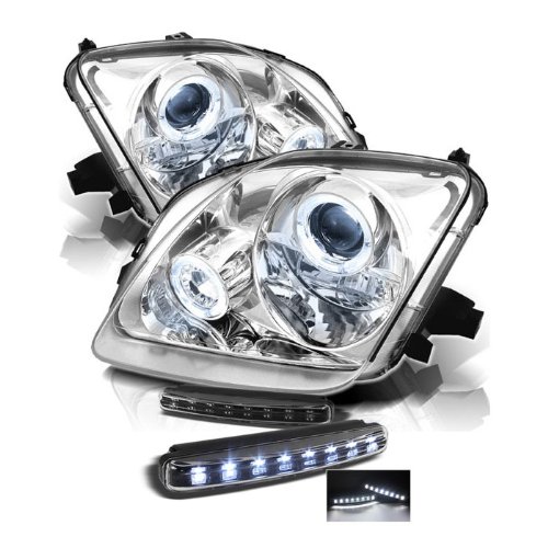 Headlight Assemblies Carpart4u PRO-YD-HP97-HL-C+8LED-BK