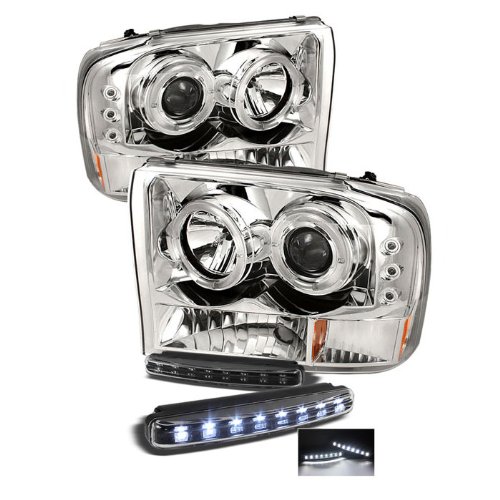 Headlight Assemblies Carpart4u PRO-YD-FF25099-1P-G2-C+8LED-BK